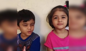 குட்டீஸ் குறும்பு !!