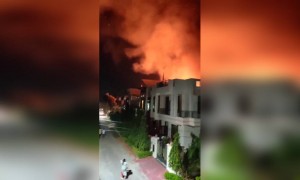 பிரதமர் அழைப்பை ஏற்று ஜெய்ப்பூரில் விளக்கேற்றும் போது நடந்த விபரீதம்..