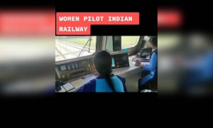 இந்திய ரயில்வேயில் பெண் பைலட்!