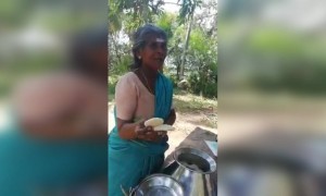 திருப்புவனம் அருகில் லாடனேந்தலில் 1 ரூபாய் இட்லி வழங்கும் 60 வயது பாட்டி