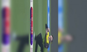 Zampa continues his brilliant form  He outfoxes Lewis as Steve Smith takes a good catch.The opener is gone for 29.#T20WorldCup - #AUSvWI