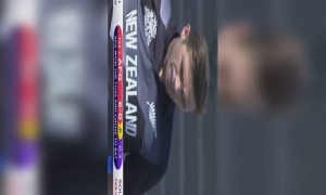 Afghanistan are away with a boundary courtesy of Mohammad Shahzad  #T20WorldCup - #NZvAFG