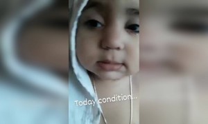 குழந்தை எப்படி நடுக்குறான் பாருங்க..! #ColdWave