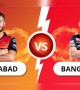 Highlights of Bangalore vs Hyderabad